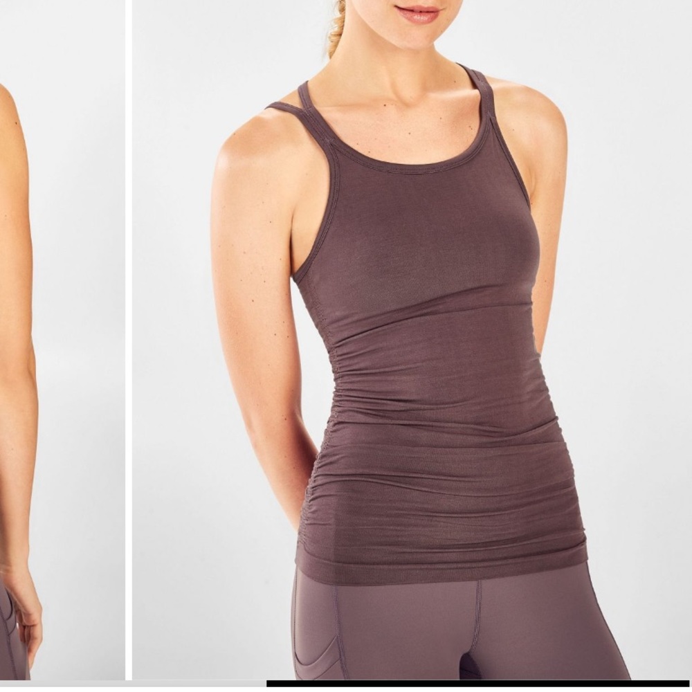 Fabletics Kathie Seamless Support Tank - Shadow